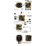 Skystars F7 F722HD Flight Controller OSD KO45/KO60 45A/60A 128K Blheli_32 3-6S ESC Stack 30.5mm Racing Drone Quadcopter
